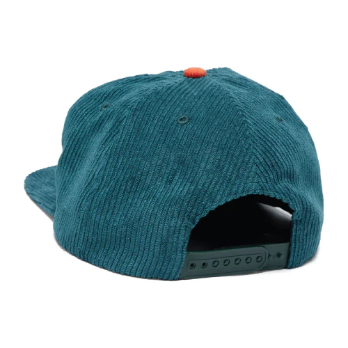 Baker Dolphin Corduroy Snapback Hat - Green - Image 3