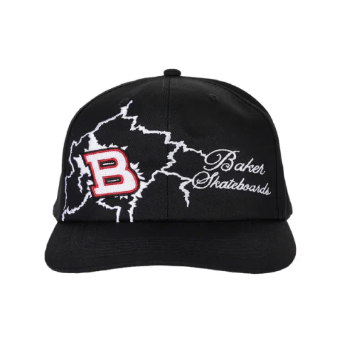 Baker Electrified B Snapback Hat - Black - Image 3