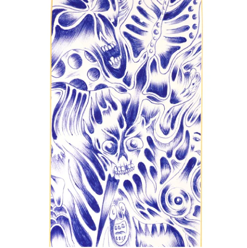 Baker Figgy Nightmare Skateboard Deck 8.38" - Image 2