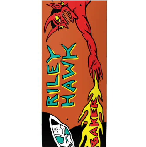 Baker Hawk Evil vs. Evil Skateboard Deck 8.5" - Image 2