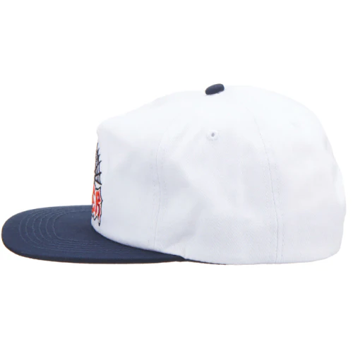 Baker Jollyman Snapback Hat - White/Navy - Image 2