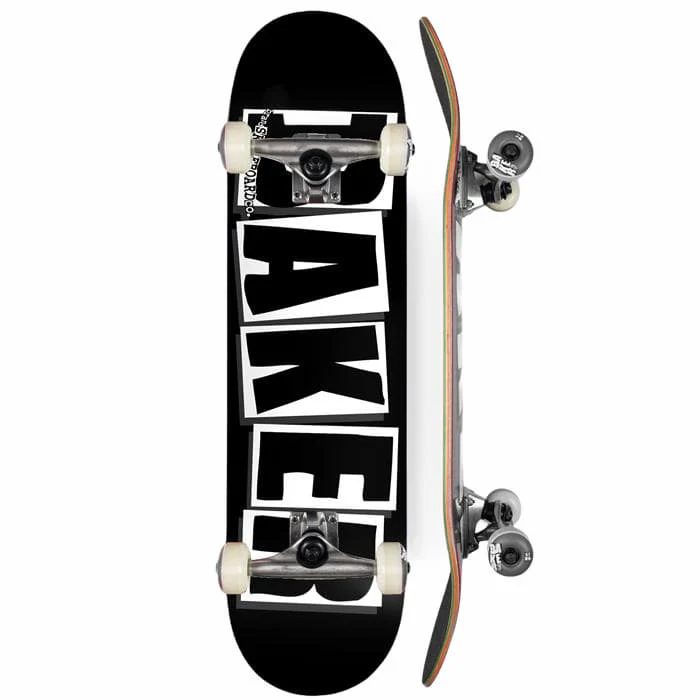 Baker Brand Logo Complete Skateboard Black/White 8.25" - Image 2
