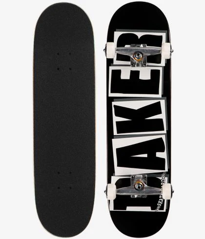 Baker Brand Logo Complete Skateboard Black/White 8.25" - Image 4