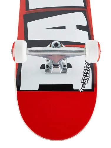 Baker Logo Complete Skateboard Red/White 8" - Image 4