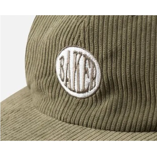 Baker Nautical Corduroy Snapback Hat - Olive - Image 2