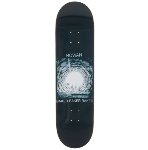 Baker Rowan Zorilla Distressing Sensation Black Skateboard Deck 8.25"