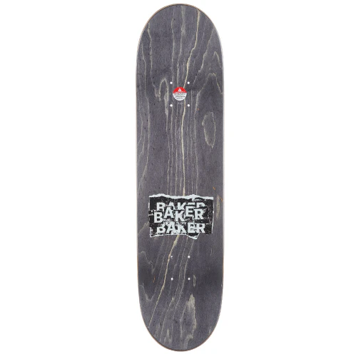 Baker Rowan Zorilla Distressing Sensation Black Skateboard Deck 8.25" - Image 2