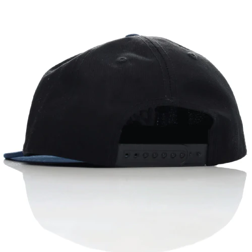 Baker Spike Snapback Hat - Black/Navy - Image 2