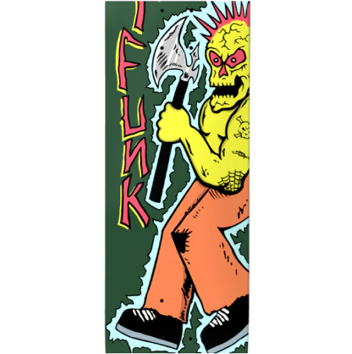 Baker T-Funk Axe Man Skateboard Deck 8.3875" - Image 2