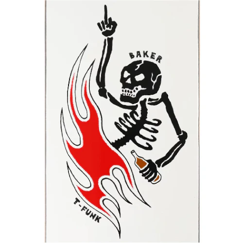 Baker T-Funk Beer Skateboard Deck 8.6" - Image 2