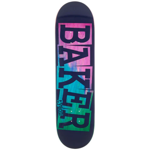 Baker Tyson Peterson Ribbon Navy Rainbow Skateboard Deck 8.25"