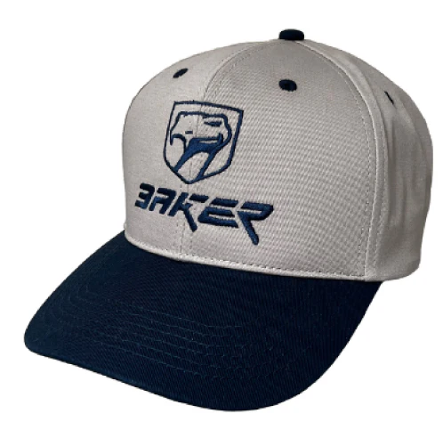 Baker Viper Snapback Hat - Grey/Navy