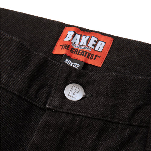 Baker Warner Denim Pants - Black - Image 5
