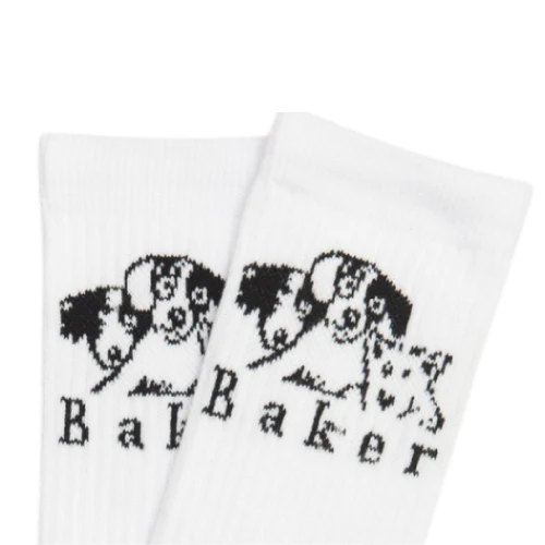 Baker Where My Dogs At Socks - White - Image 2