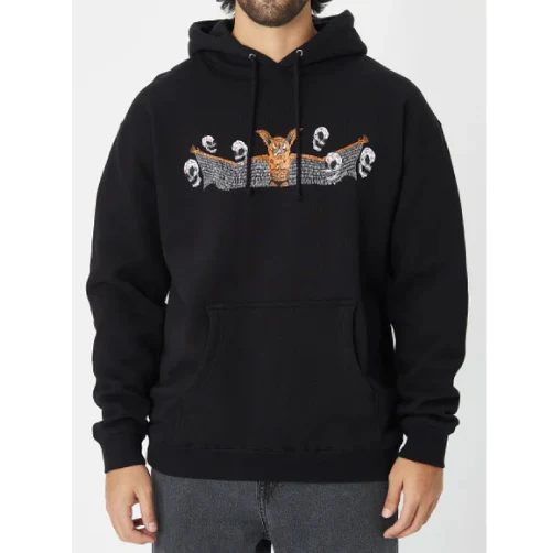 Baker X Neckface Throwback from Dead Hoodie - Black - Image 4