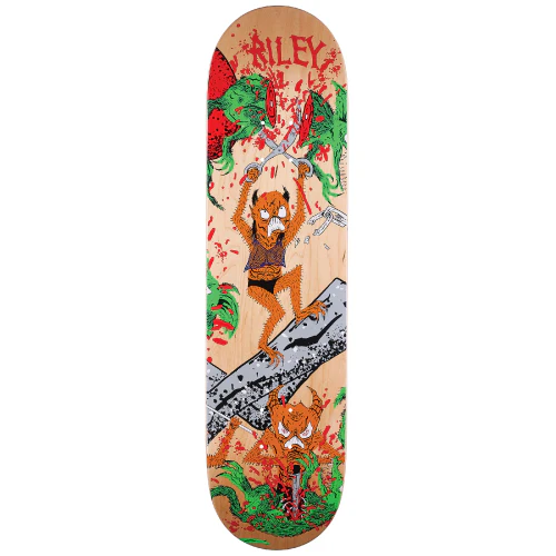 Baker X Neckface Hawk Toxic Rats Skateboard Deck 8.125"