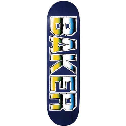 Baker Zach Chrome Zone Skateboard Deck 8.5"
