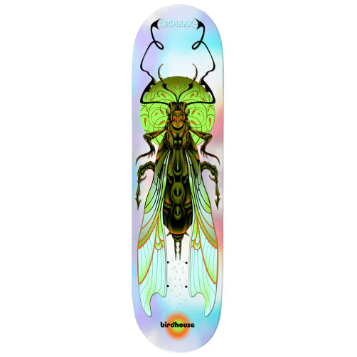 Birdhouse Schaar Ilham Insects Holographic Skateboard Deck 8.25"