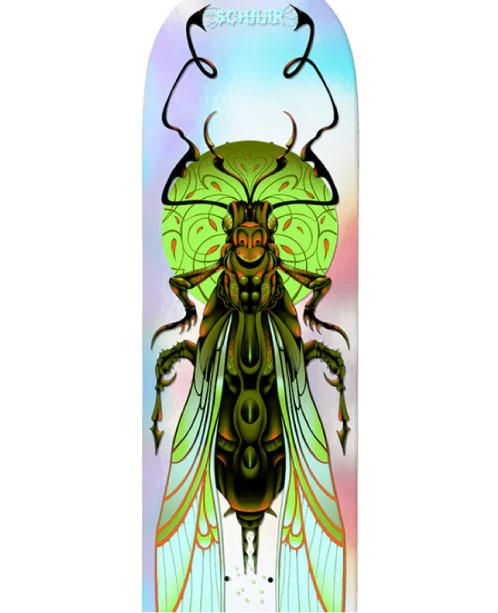 Birdhouse Schaar Ilham Insects Holographic Skateboard Deck 8.25" - Image 2