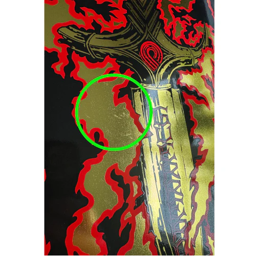 *BLEMISH* Powell Peralta Bones Brigade Series 16 TOMMY GUERRERO Black/Gold Foil Deck 9.75" - Image 4