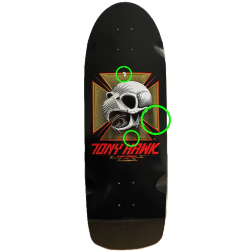 *BLEMISH* Powell Peralta Bones Brigade Series 16 TONY HAWK Black/Gold Foil Deck 10.38" - Deck #2