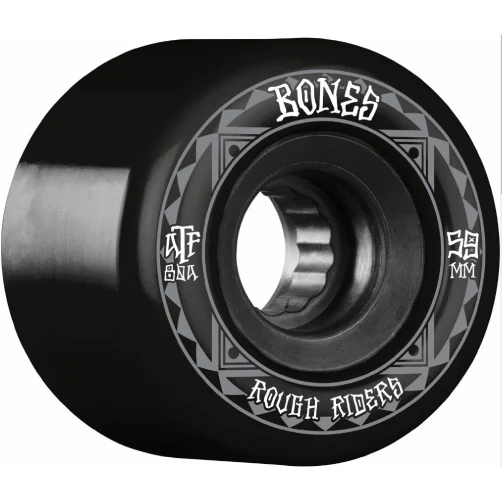 Bones ATF Rough Riders Runners Wheels Black 59MM 80A
