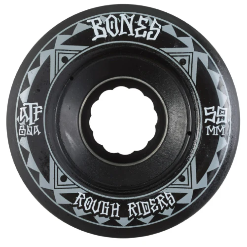 Bones ATF Rough Riders Runners Wheels Black 59MM 80A - Image 2