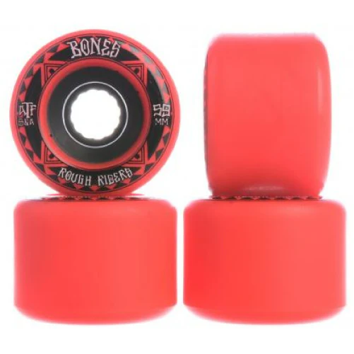 Bones ATF Rough Riders Runners Wheels Red 59MM 80A - Image 6