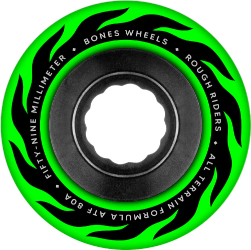 Bones ATF Rough Riders Eternal Flame Wheels 59MM 80A - Image 4