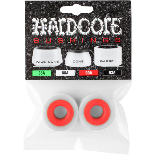 Bones Hardcore Barrel Bushings White/Red 88A