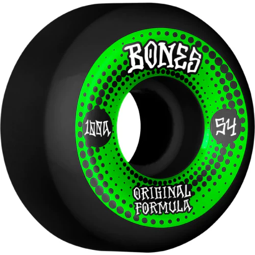Bones OG Formula V5 Sidecut Wheels Black 54MM 100A