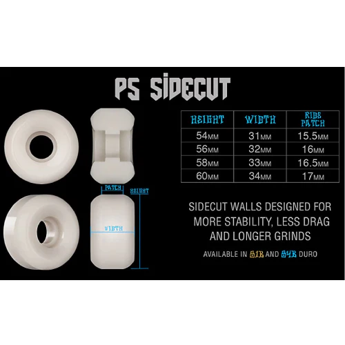 Bones SPF Caballero Bats P5 Sidecut Wheels 60MM 84B - Image 5
