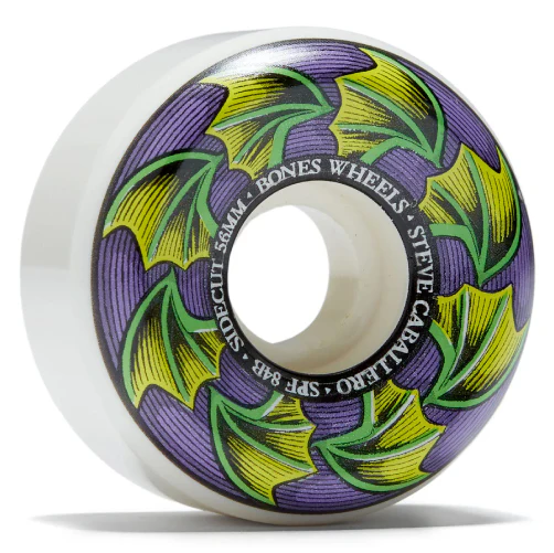 Bones SPF P5 Sidecut Caballero Bat Wings Wheels 56MM 84B/104A - Image 2