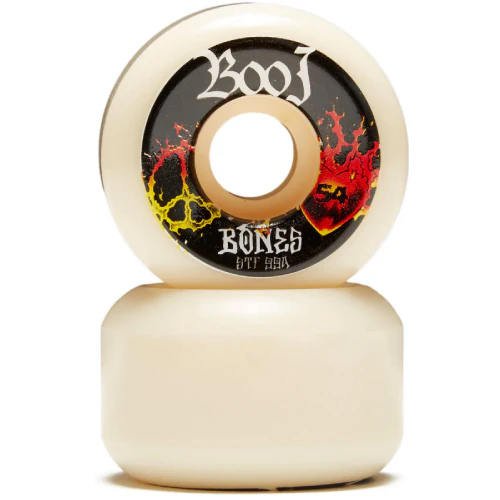 Bones STF Boo Johnson Heart & Soul V6 Wide-cut Wheels 54MM 99A - Image 2