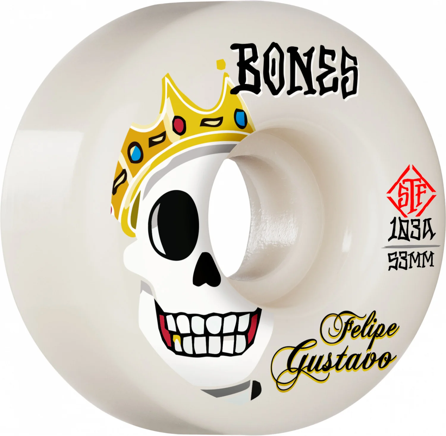 Bones STF Felipe Gustavo Notorious V1 Standard Wheels 53MM 103A