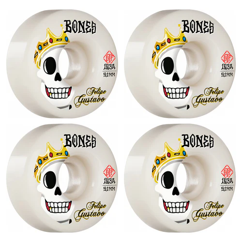Bones STF Felipe Gustavo Notorious V1 Standard Wheels 53MM 103A - Image 2