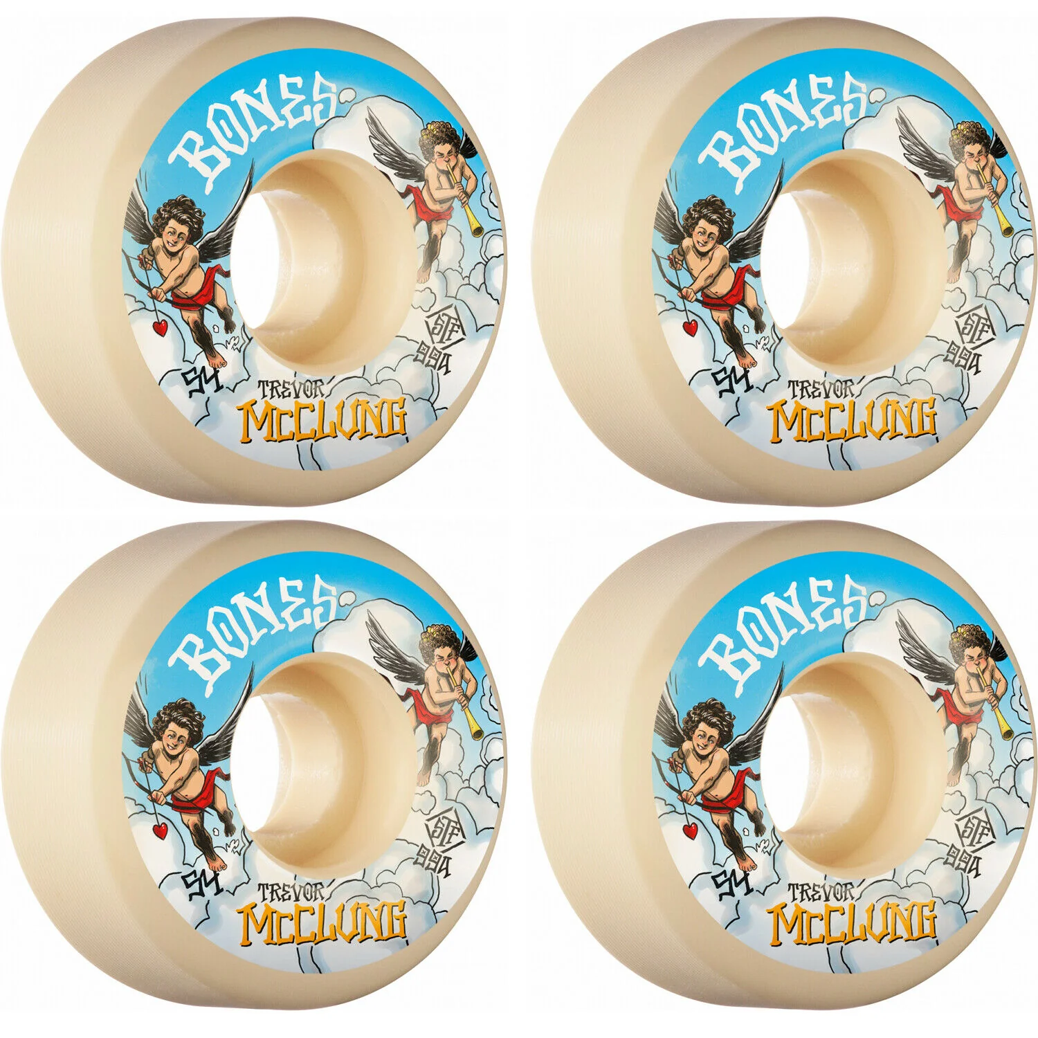 Bones STF Trevor McClung Pro McCherubs V1 Standard Wheels 54MM 99A - Image 2