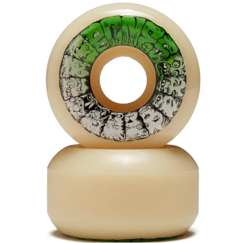 Bones STF V5 Sidecut Weird Wolf Wheels 52MM 99A - Image 2