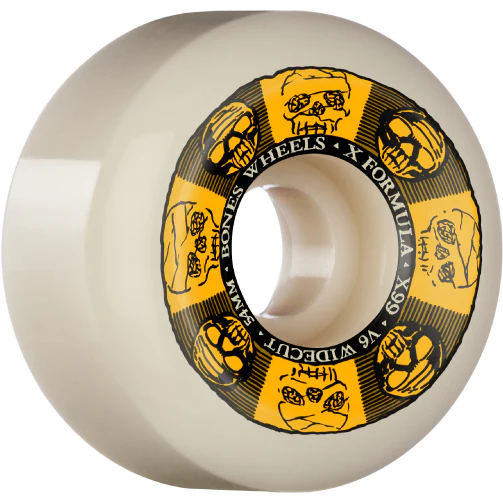 Bones X-Formula V6 Wide-cut Black & Gold Wheels 54MM 99A
