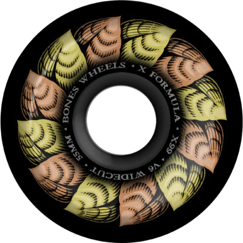 Bones X-Formula V6 Wide-cut Leaving Wheels 55MM 99A