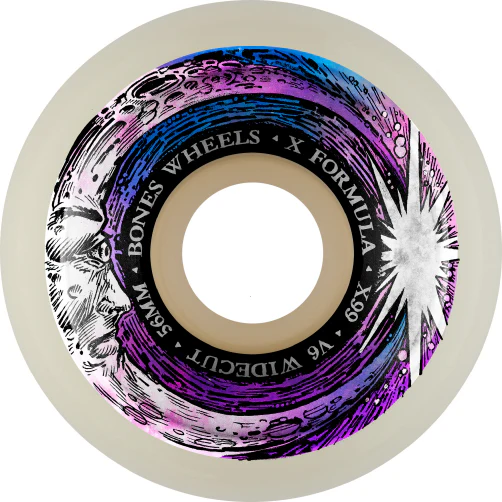 Bones X-Formula V6 Wide-cut Moon Beam Wheels 56MM 99A