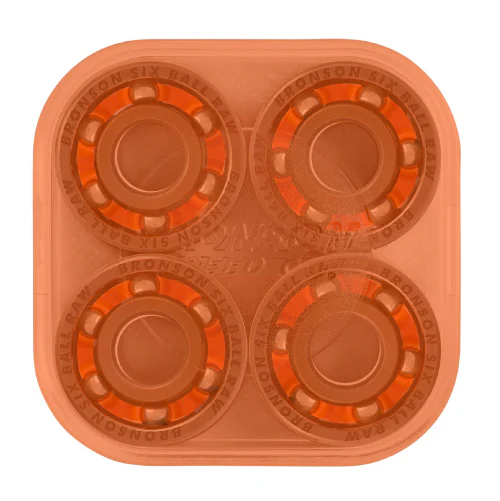 Bronson 6 Ball Raw Skateboard Bearings - Image 3
