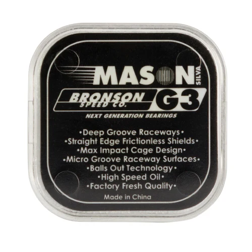 Bronson Mason Silva G3 Skateboard Bearings - Image 3