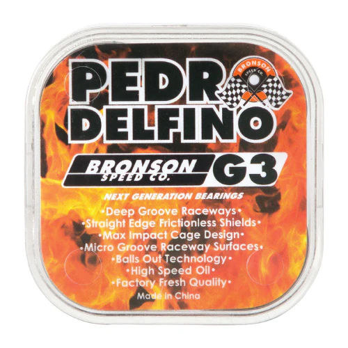 Bronson Pedro Delfino G3 Skateboard Bearings - Image 4