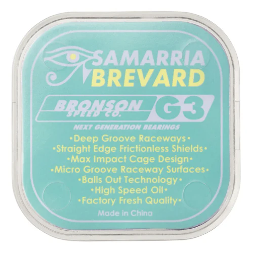 Bronson Samarria Brevard G3 Skateboard Bearings - Image 4