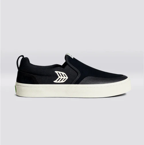 Cariuma Slip On Pro Skate Shoe - Black/Ivory