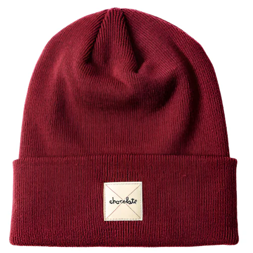 Chocolate Work Beanie - Burgundy