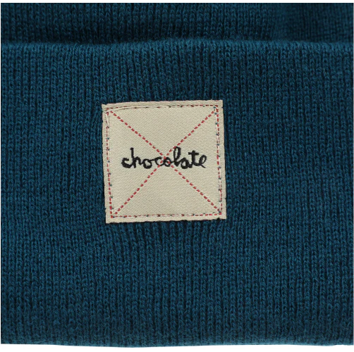 Chocolate Work Beanie - Teal - Image 2