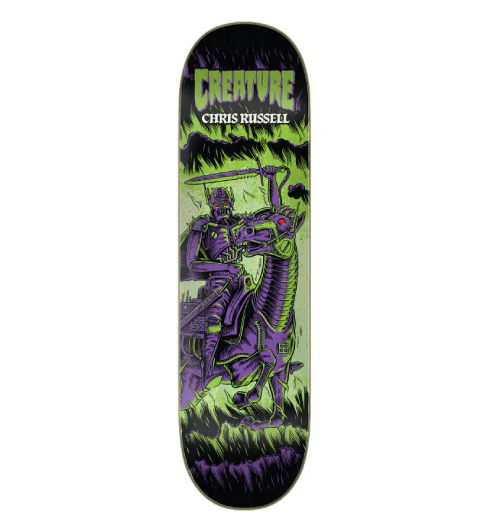 Creature Chris Russell Horseman VX Skateboard Deck 8.6"
