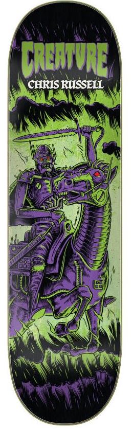 Creature Chris Russell Horseman VX Skateboard Deck 8.6" - Image 2